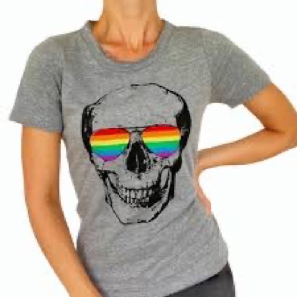 Chaser Rainbow Skull Tee